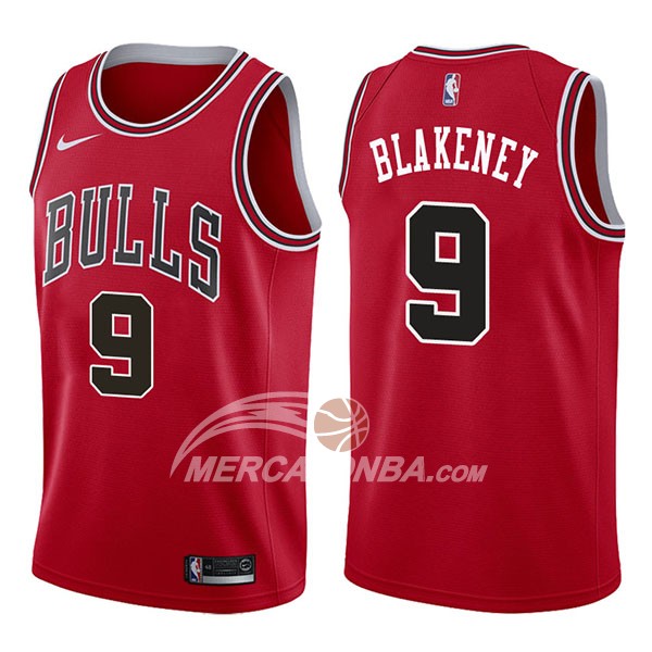 Maglia NBA Chicago Bulls Antonio Blakeney Icon 2017-18 Rosso
